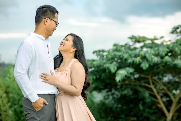 Baby & Bryan prenup photo