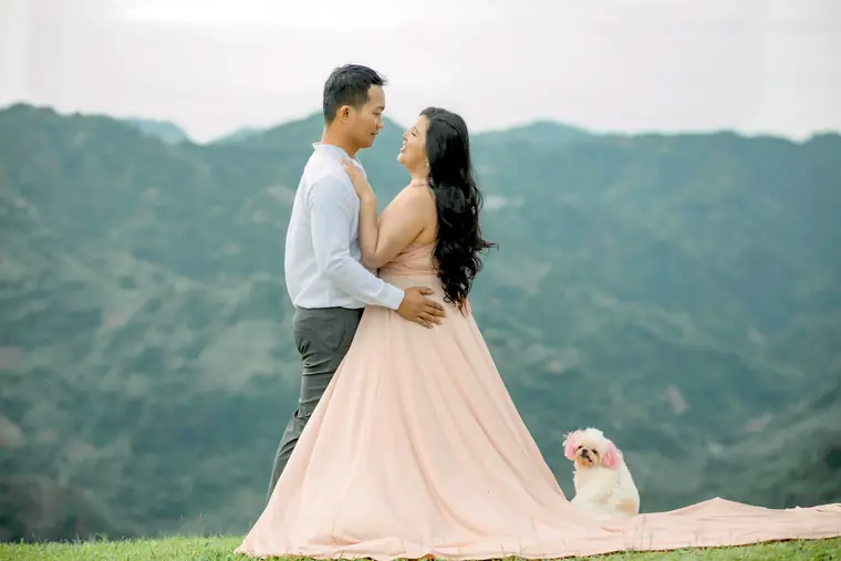 Baby & Bryan prenup photo